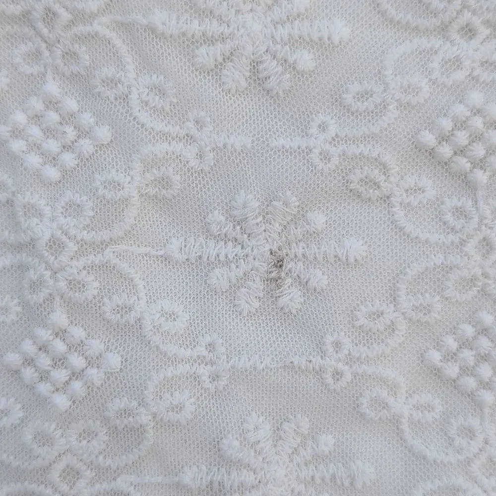 Genuine Kids By Oshkosh 3T White Embroidered Short Sleeve Blouse